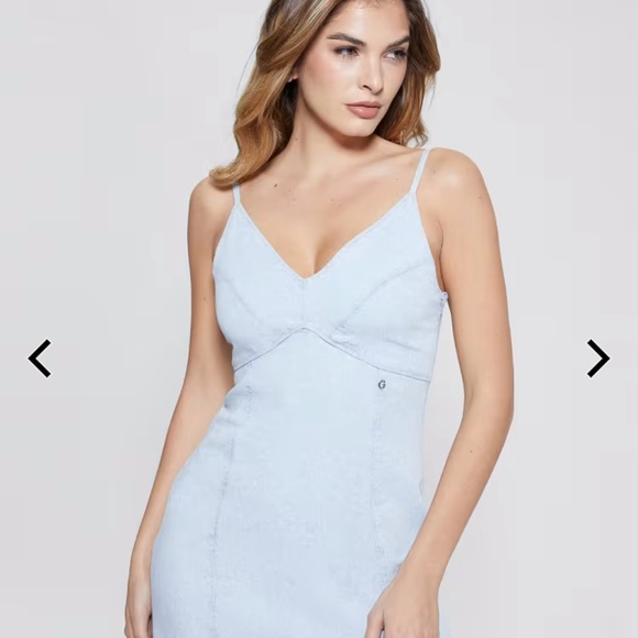NWT Guess Cruz Denim Dress, size S - Picture 3 of 5